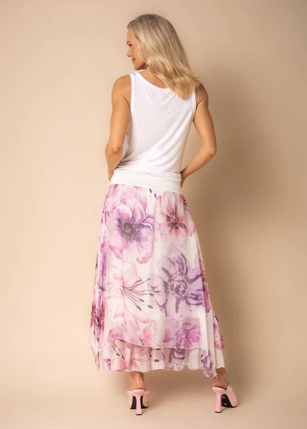 Sillma Silk Skirt