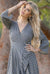 Eline Long Sleeve Wrap Dress