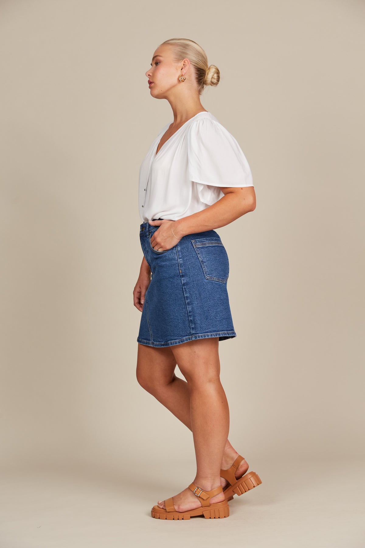 Margot Denim Skirt
