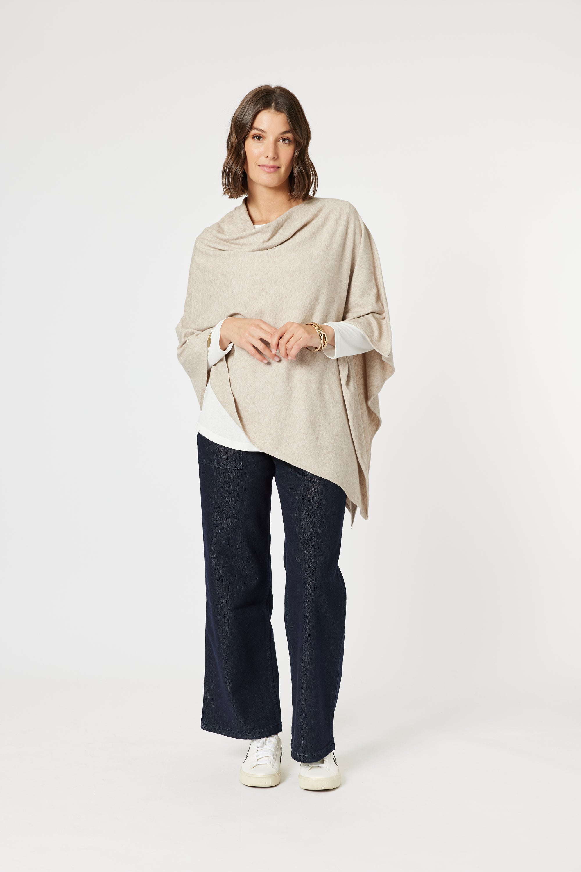 Macy Knit Poncho