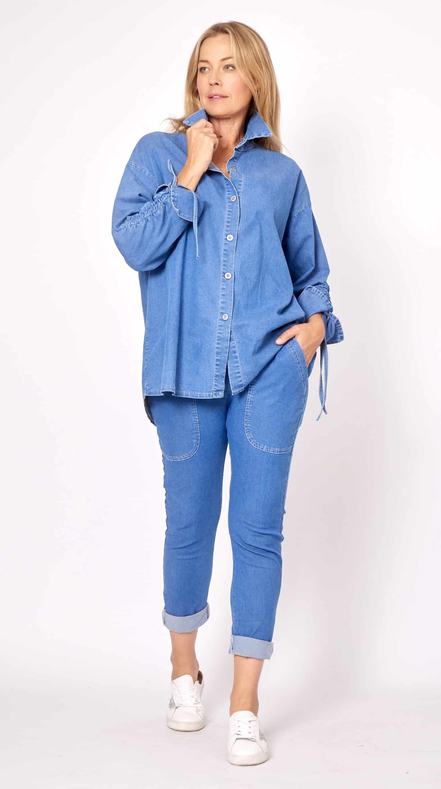 Patch Pocket Jeans