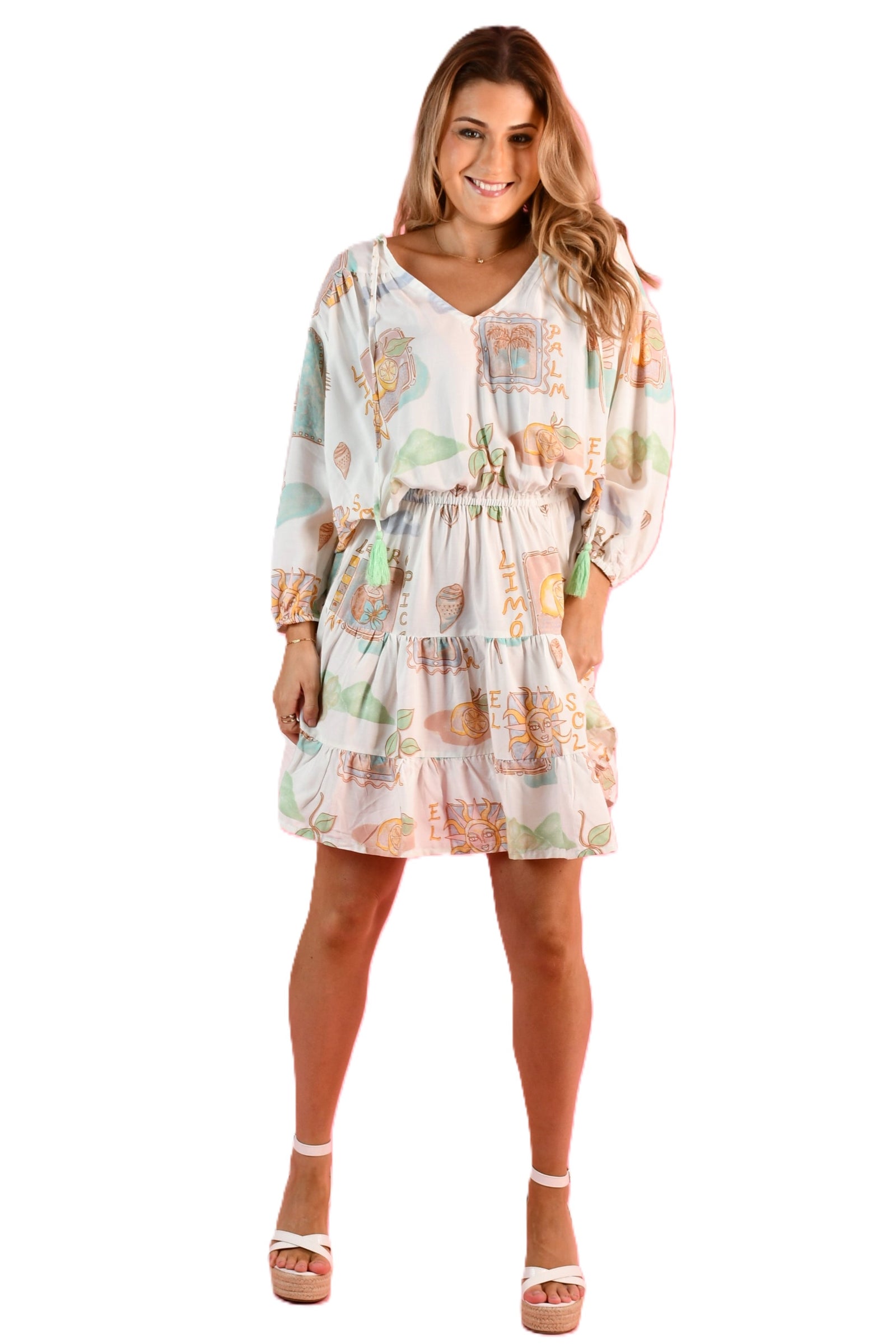 Juliete Bell Sleeve Dress