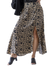 Geo Split Skirt