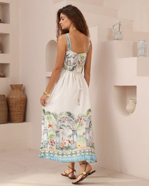 Greek Tank Maxi Dress