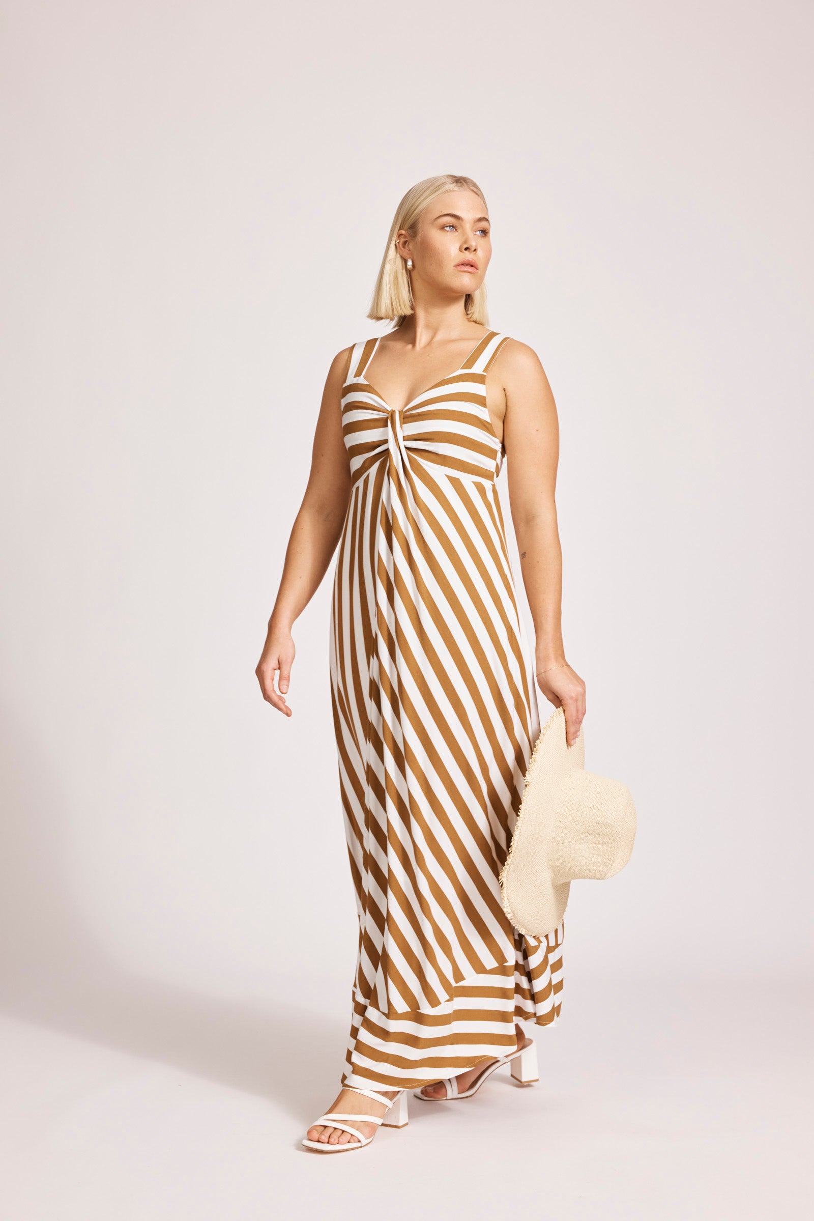 Treville Stripe Tank Maxi Dress