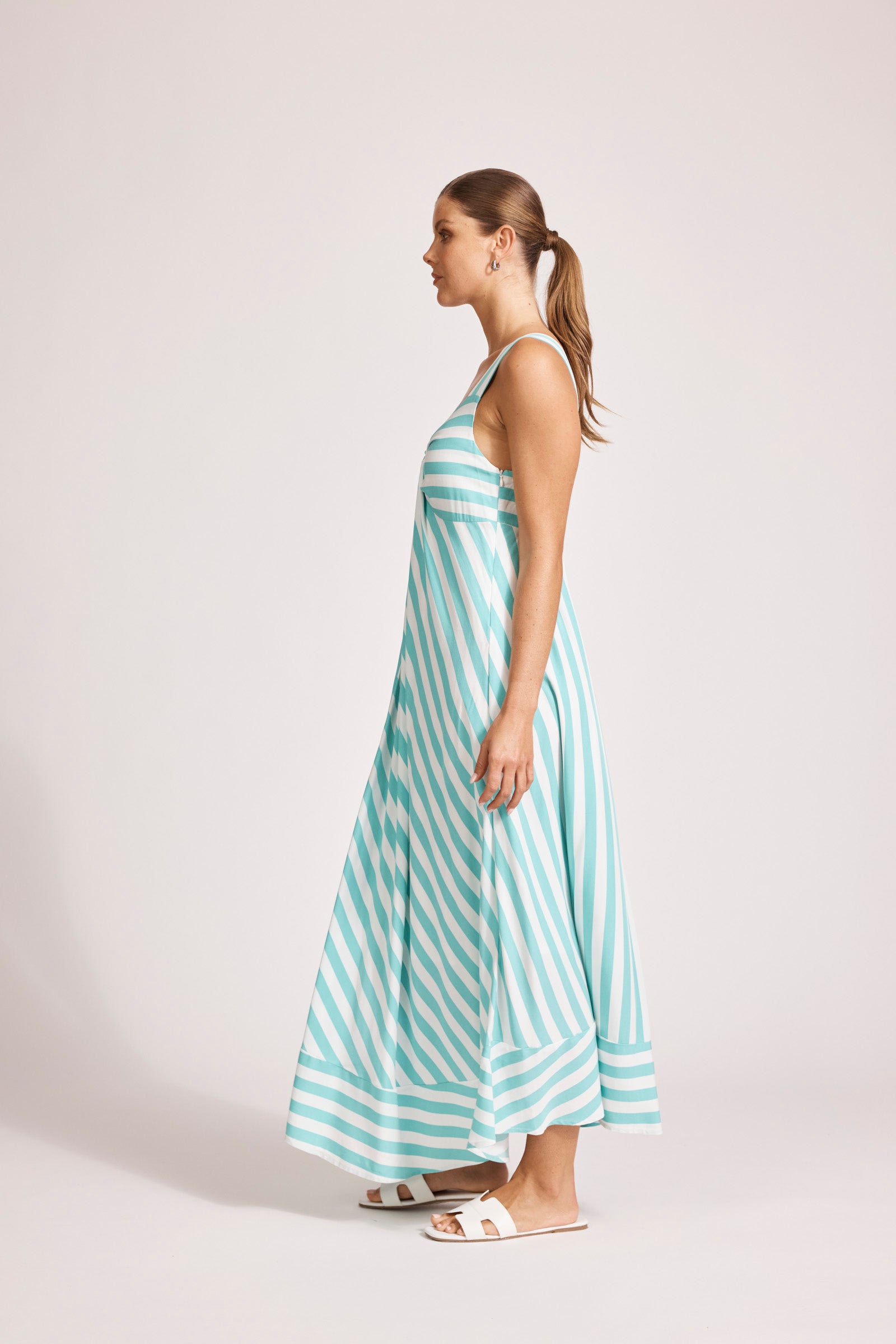 Treville Stripe Tank Maxi Dress