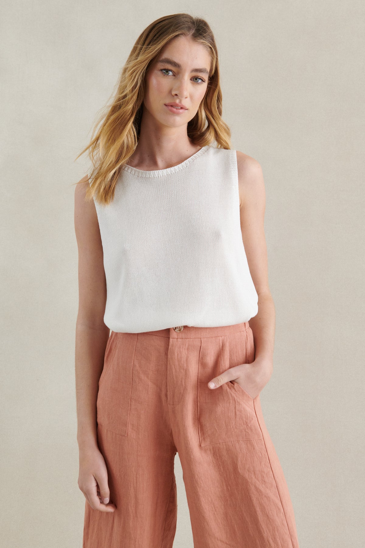 Spring Knit Tank Top