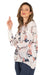 Spring Bird Knit Top