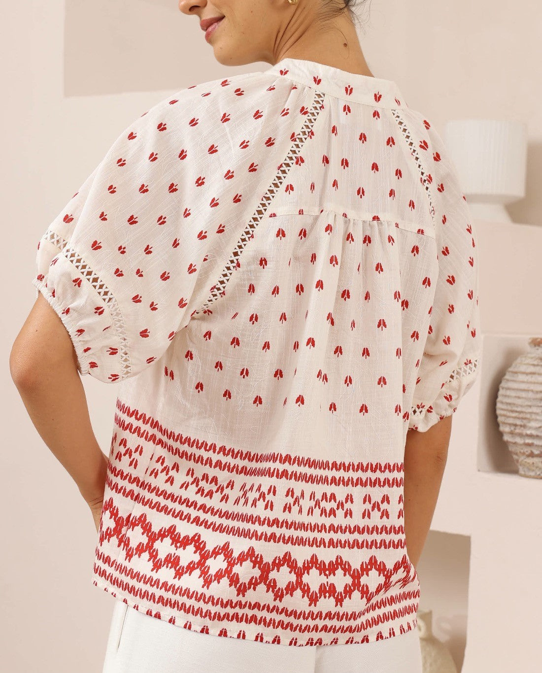 Petal Puff Sleeve Shirt