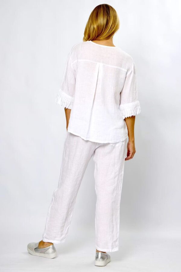 Lace Fringe Detail Top