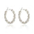 Lg Bead Hoop Earrings
