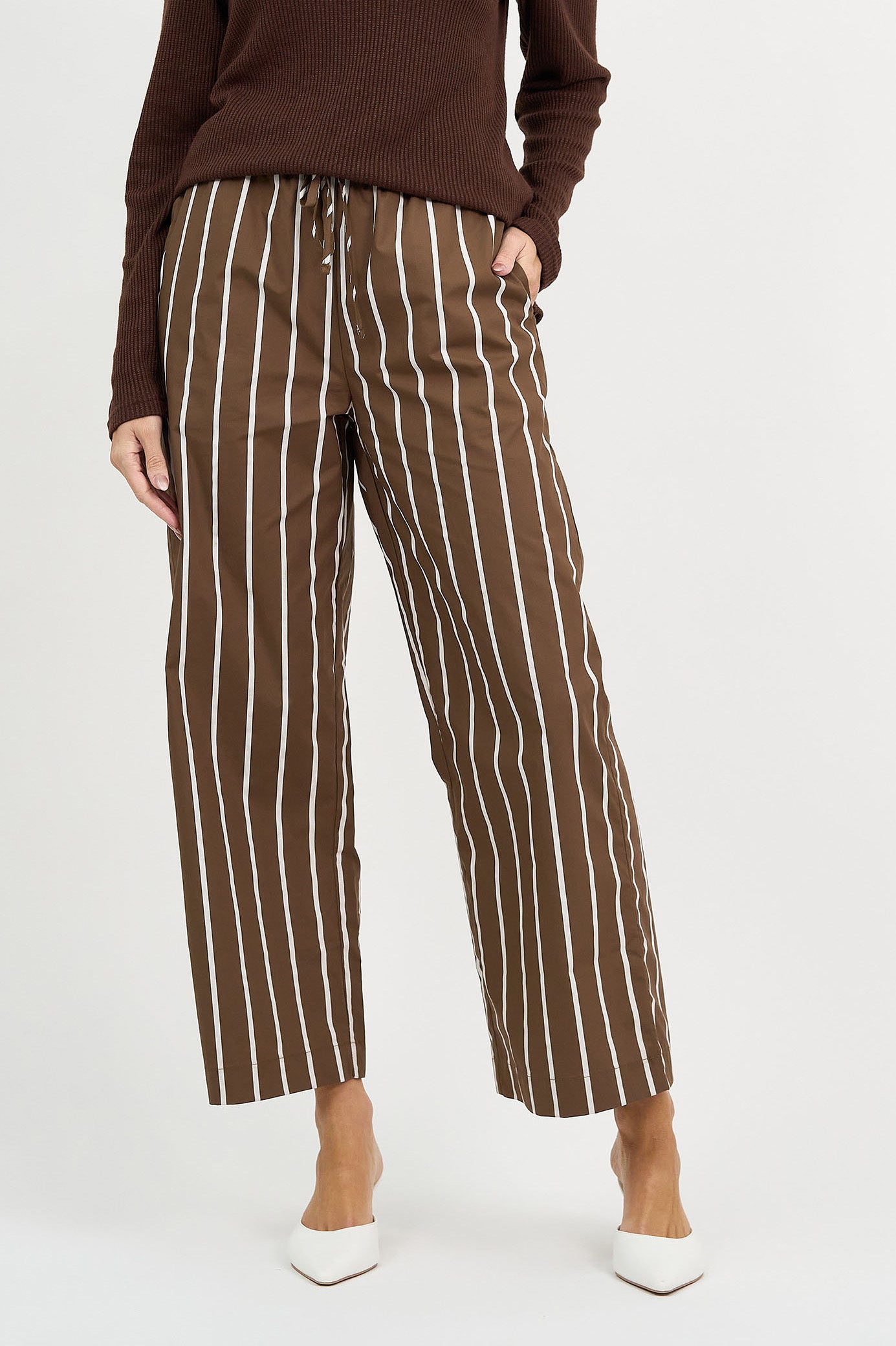 Cotton Stripe Pant