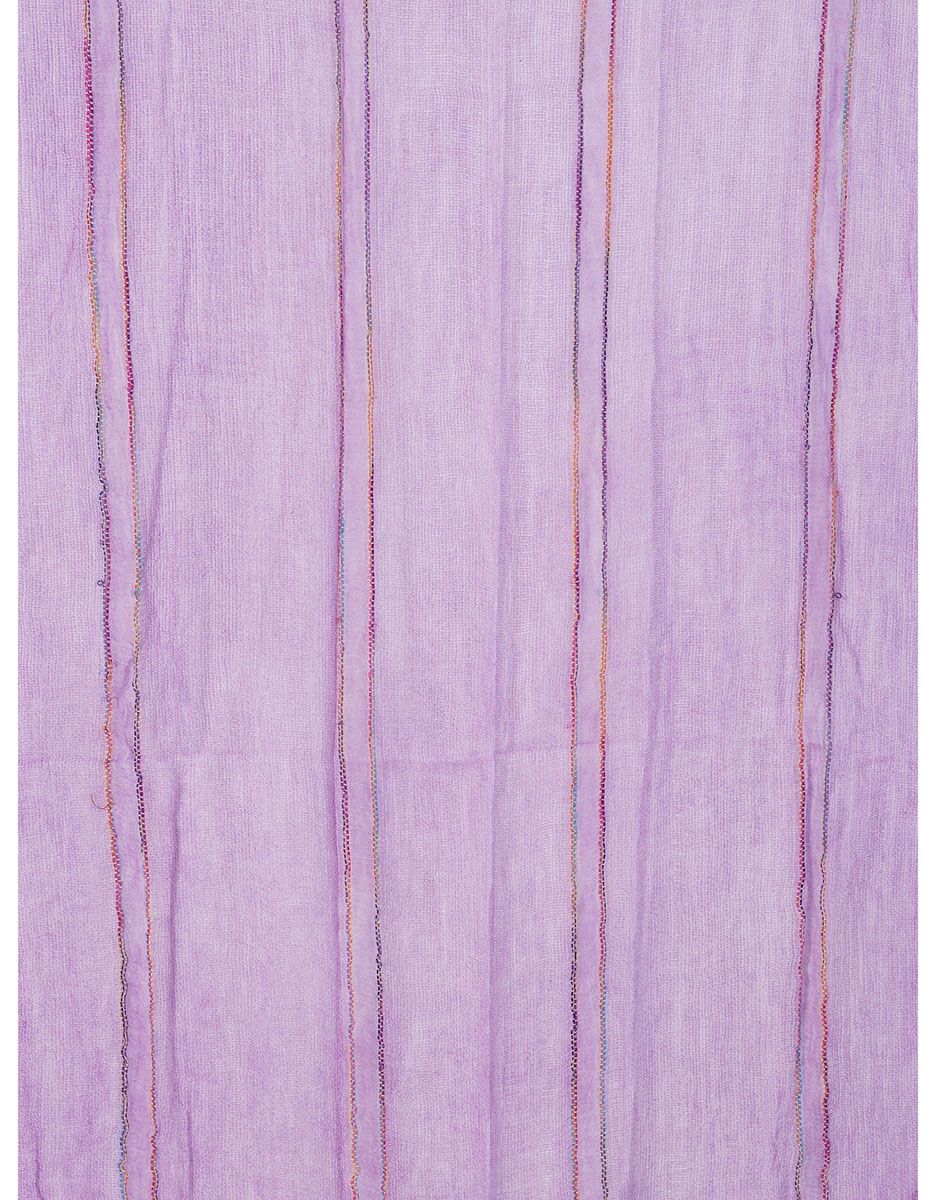 Light Stripe Wool Scarf