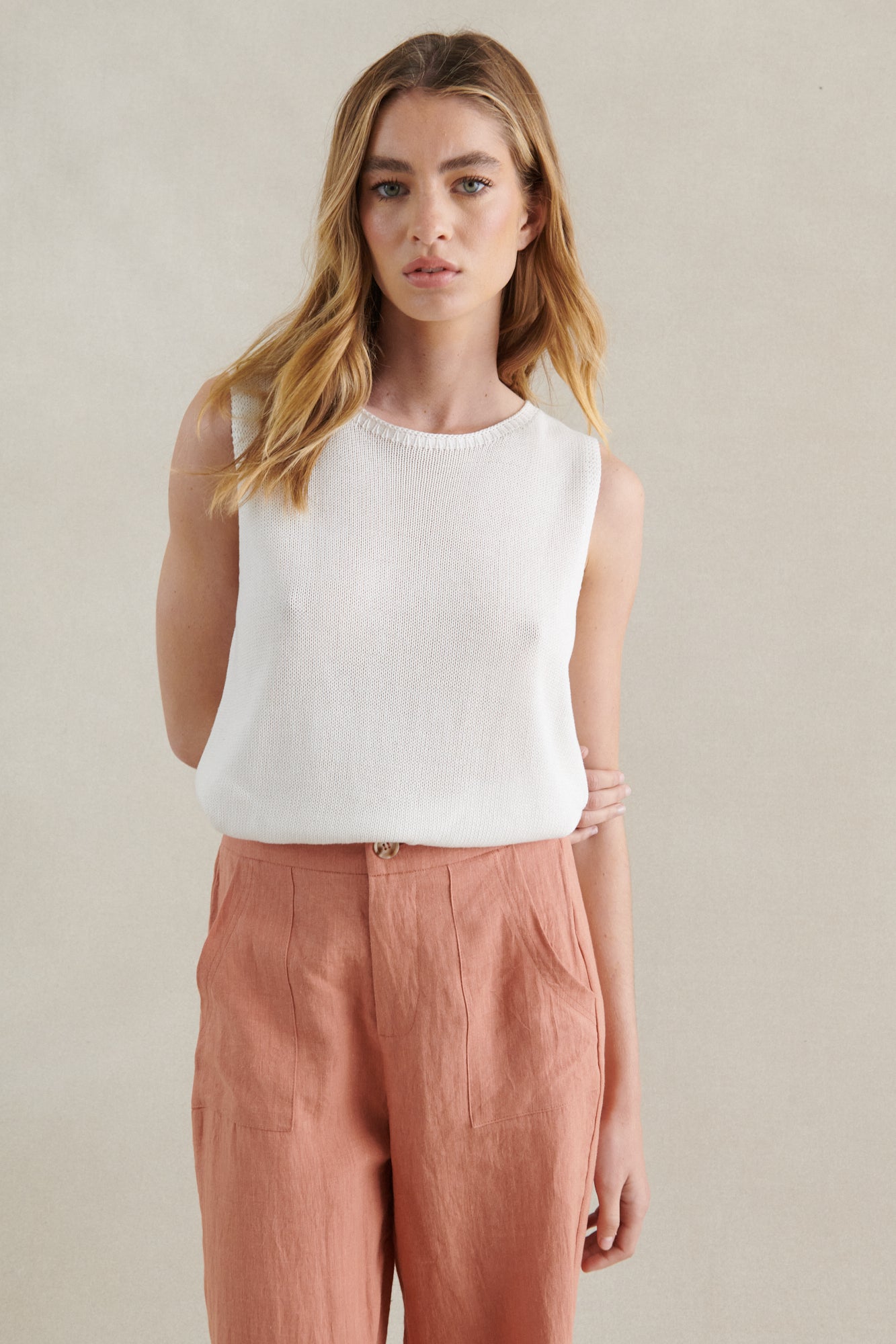 Spring Knit Tank Top