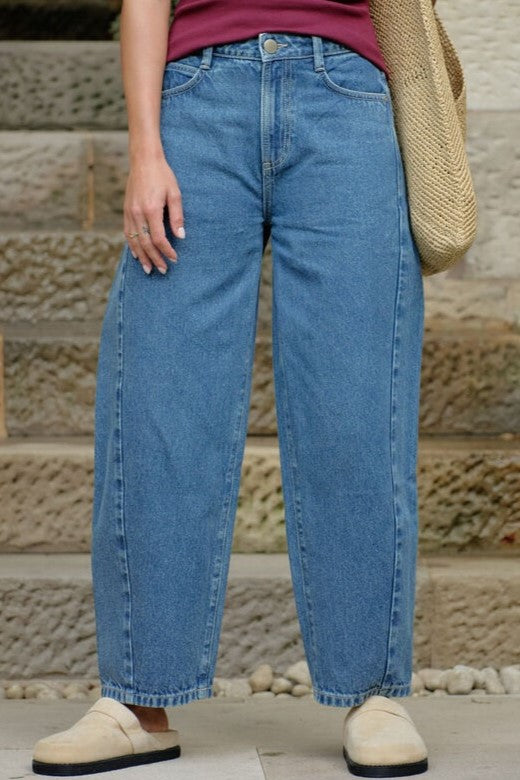 Leah Tapered Barrel Jean
