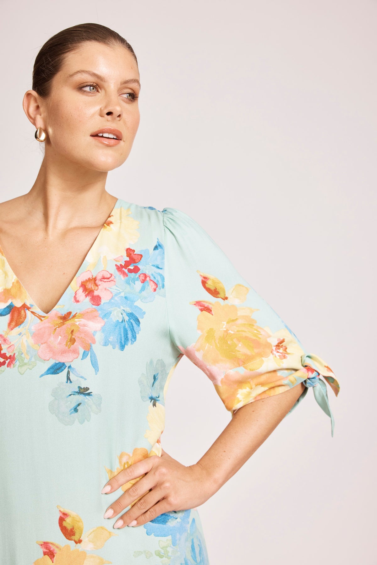 Parisio Tie Maxi Dress