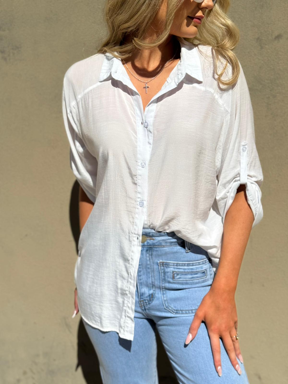 Slouch 3/4 Sleeve Blouse