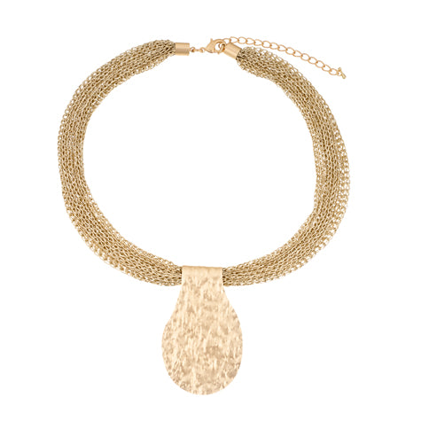 Multi Chain Pendant Necklace