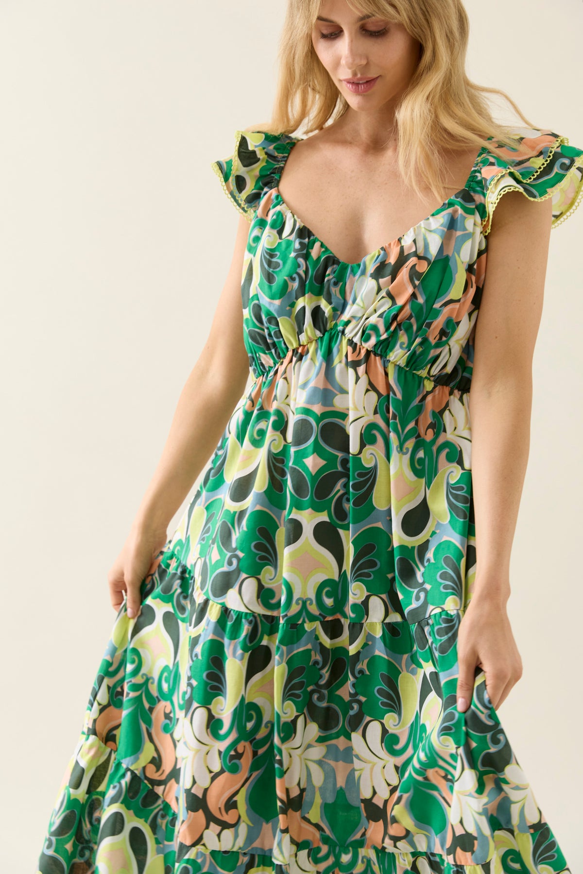 Aurora Frill Tank Dress