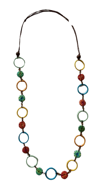 Wooden Hoop Necklace