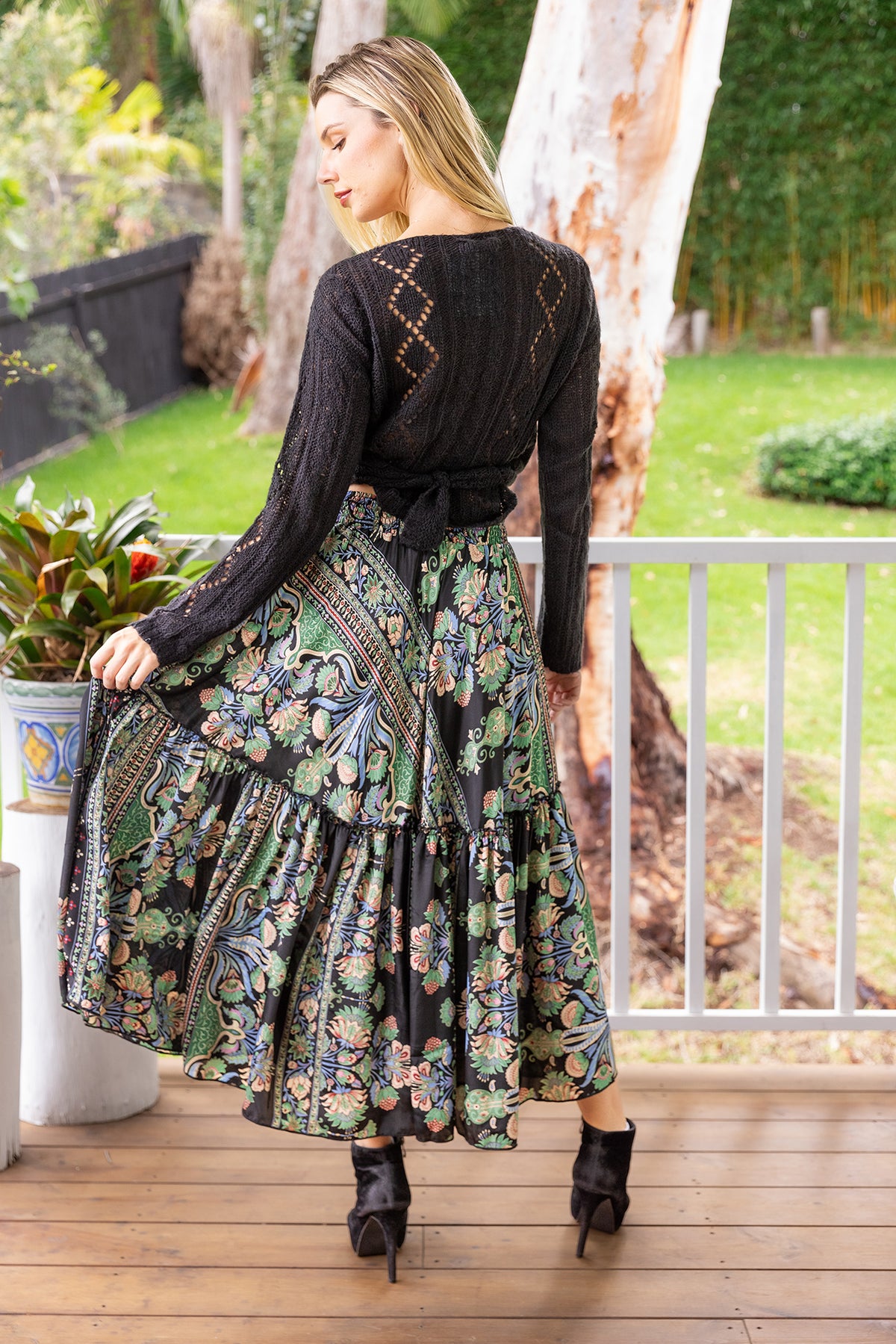 Myra Frill Maxi Skirt