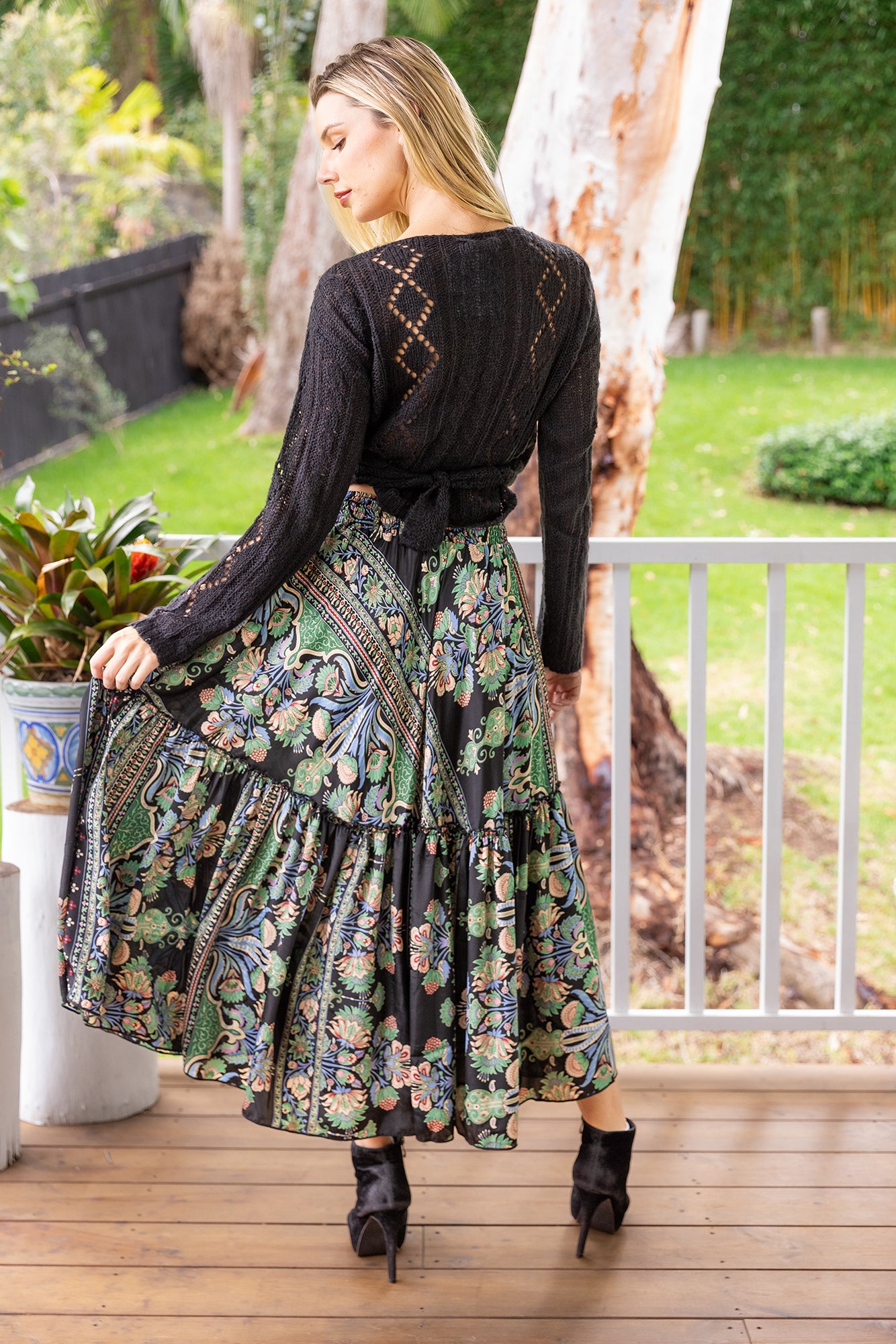 Myra Frill Maxi Skirt