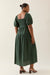 Esther Shirred Maxi Dress