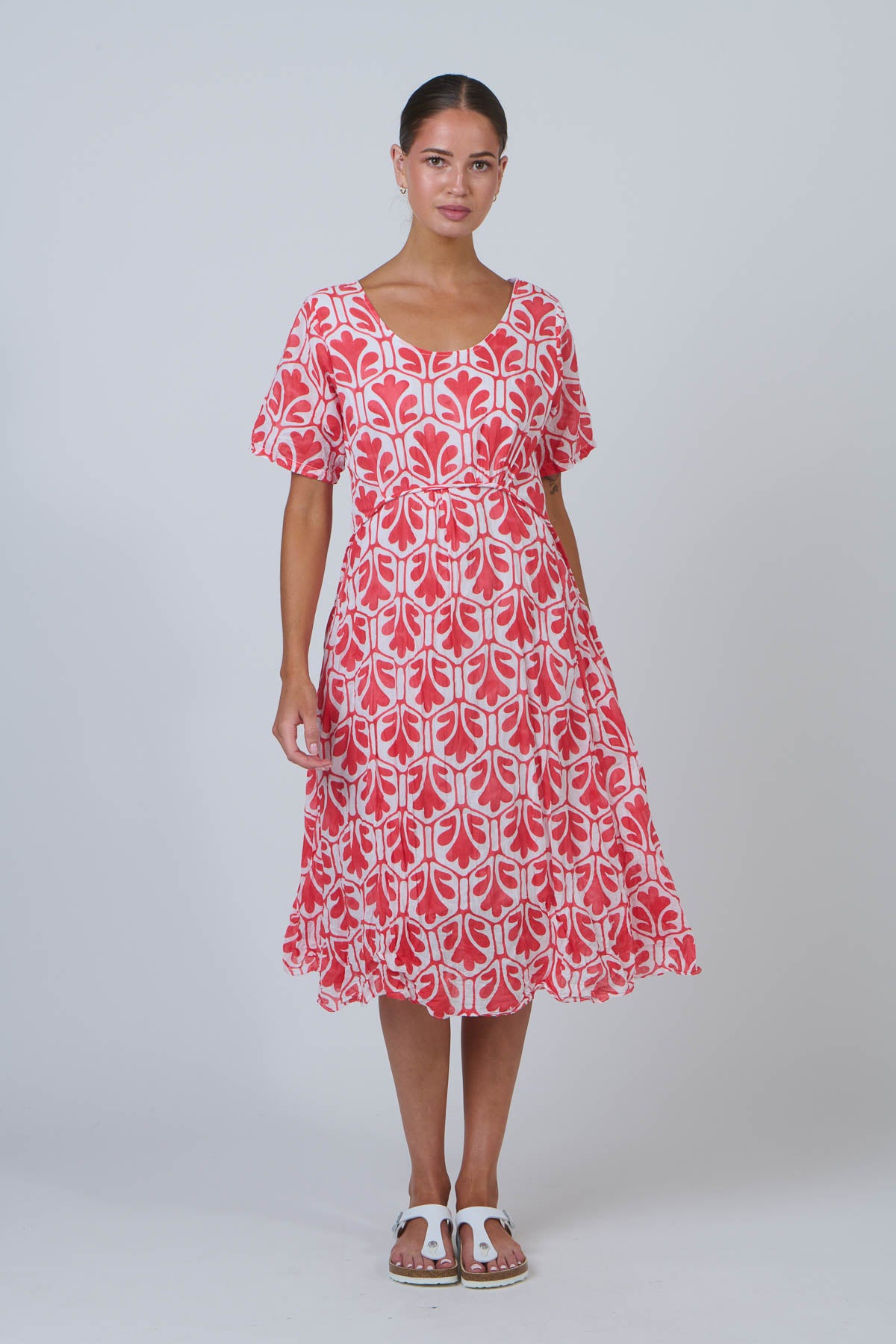 Twist Travel Midi Dress