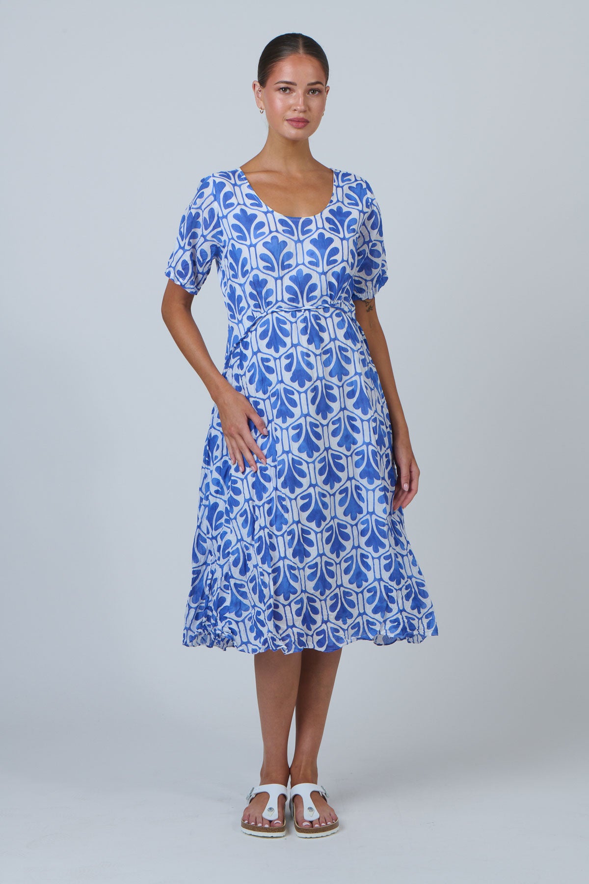 Twist Travel Midi Dress