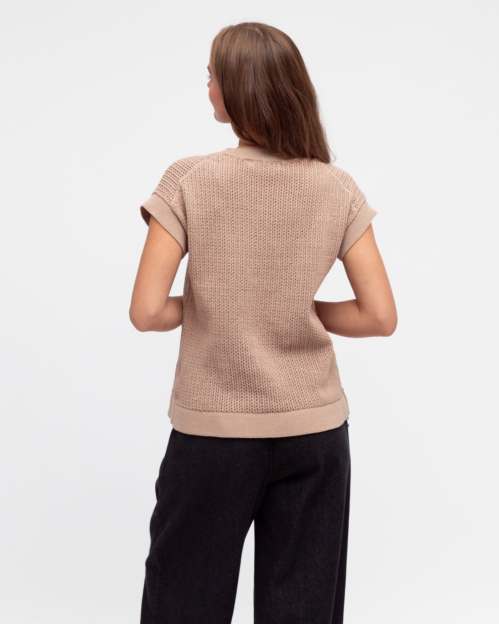 Open Knit Tee