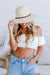 Contrasting Band Hat