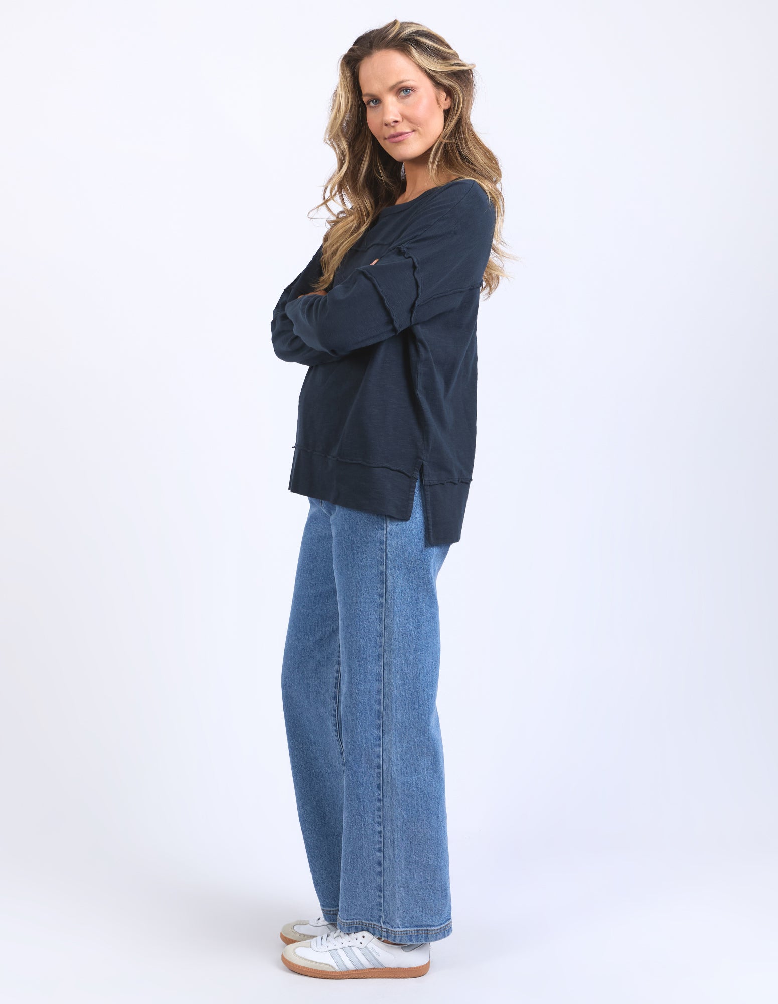 Jayne Throw On Top - Blue Editions
