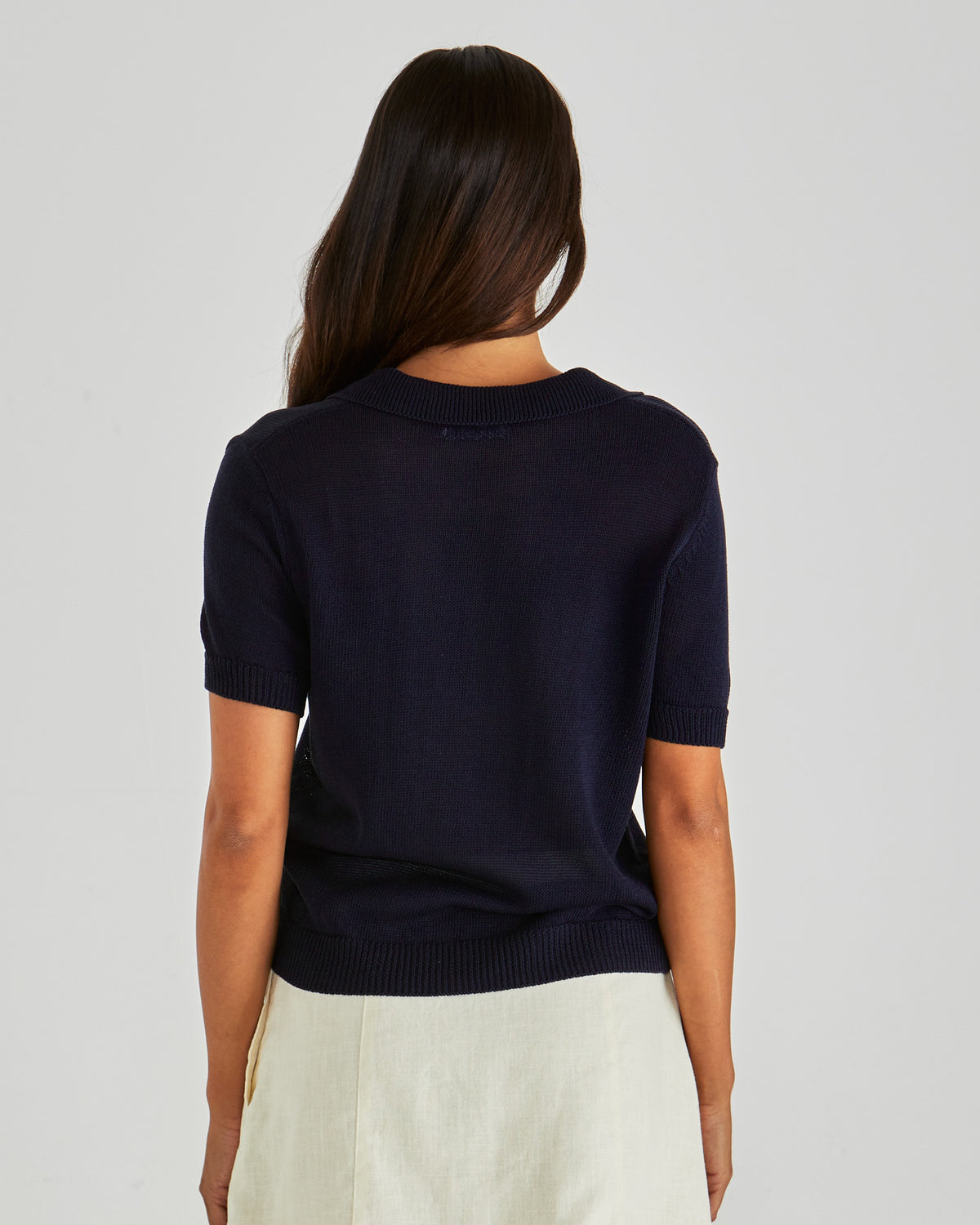 Abbie Knit Polo Top