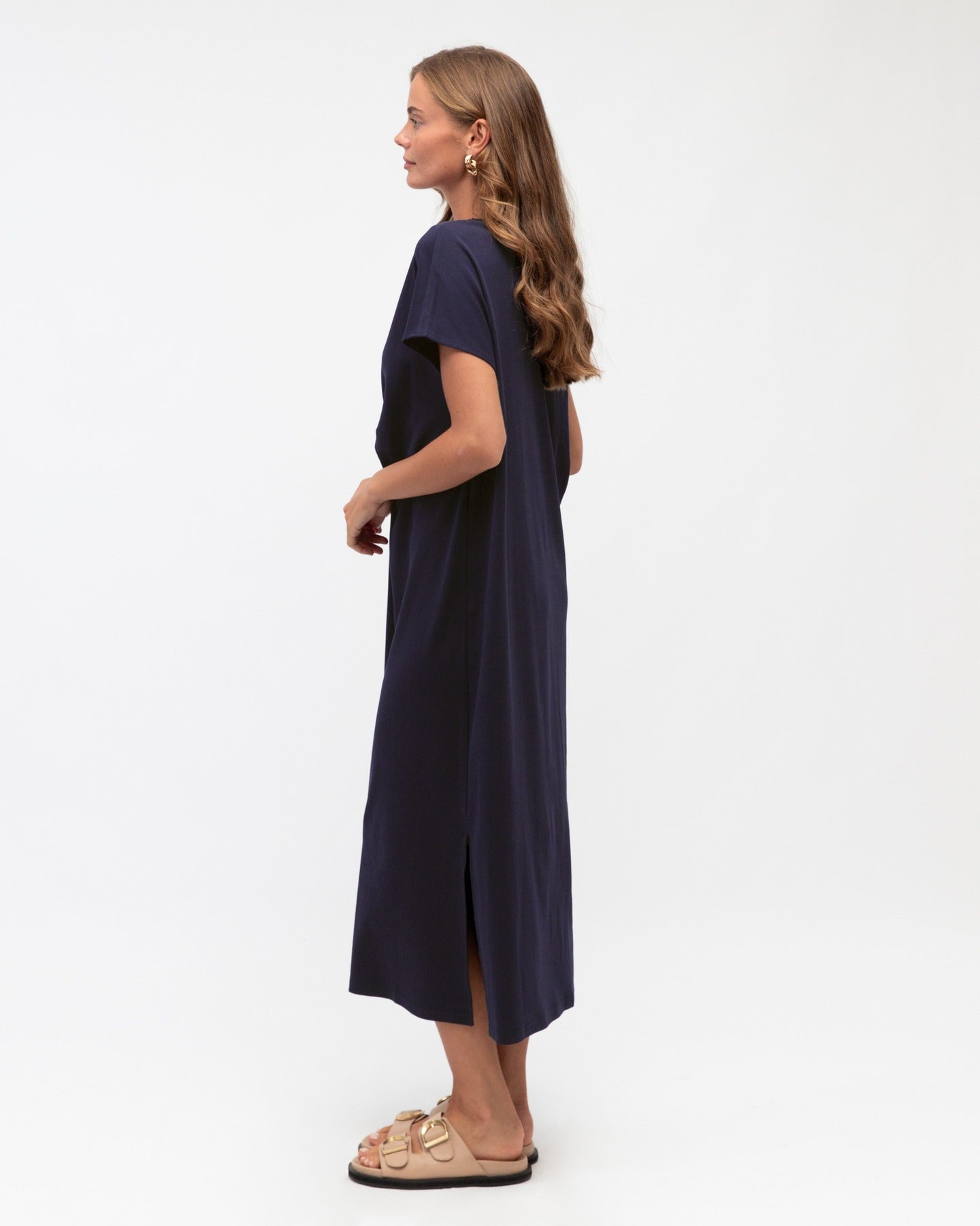 Cotton Twist Front Dress