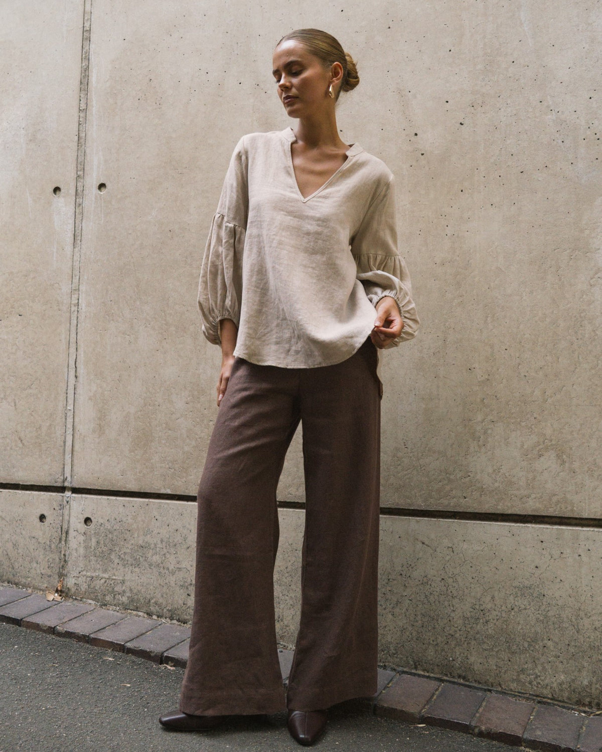 Castaway Linen Blouse