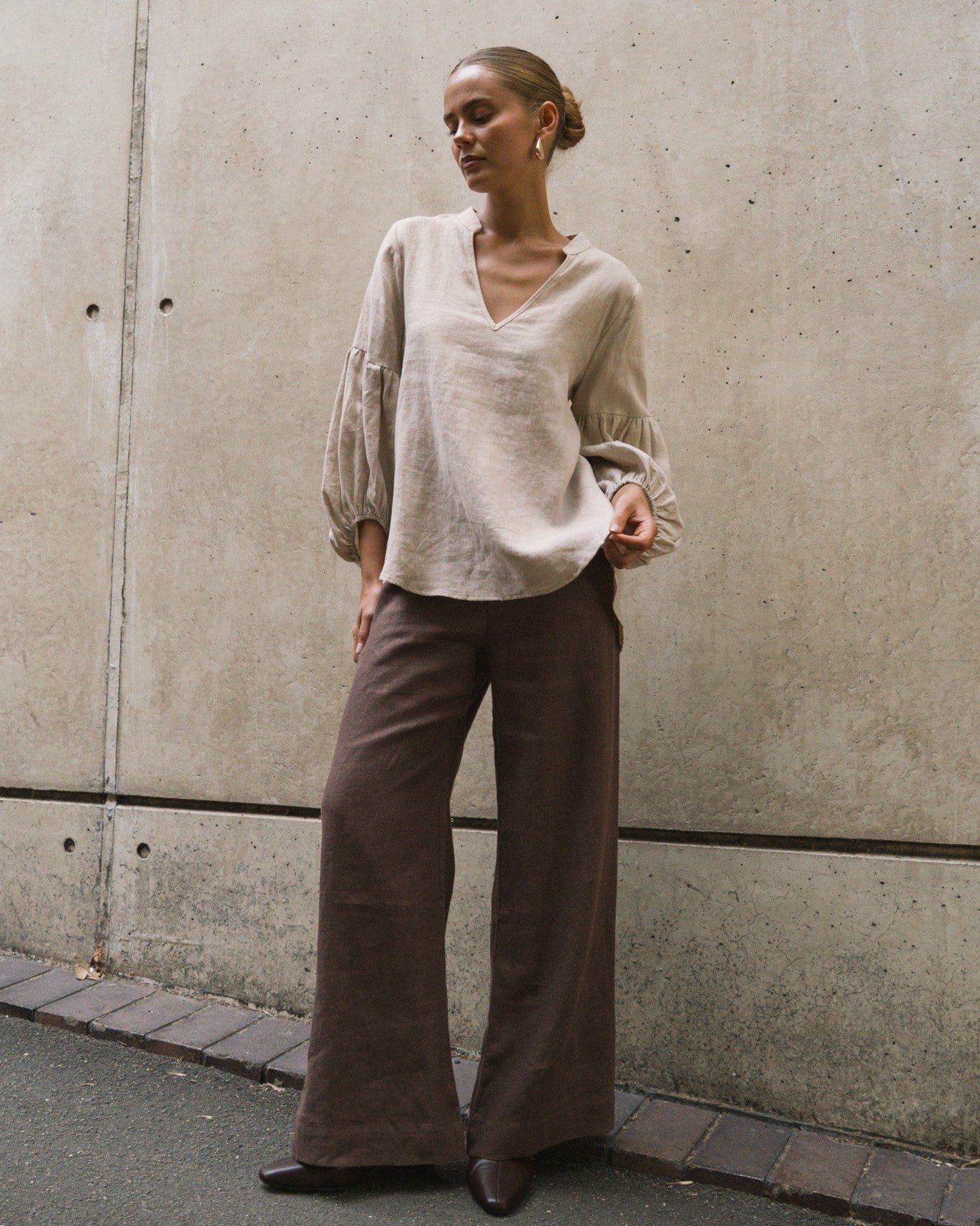 Castaway Linen Blouse