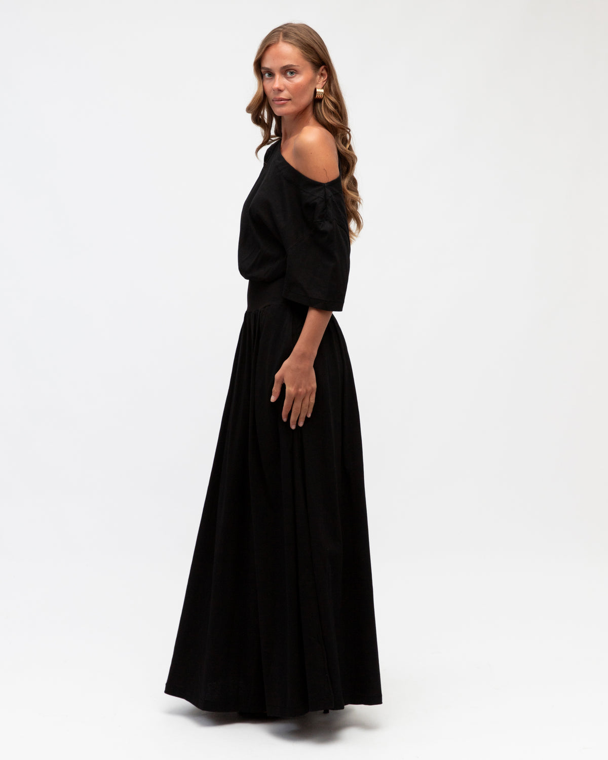 Jenna Boat Neck Maxi Dress