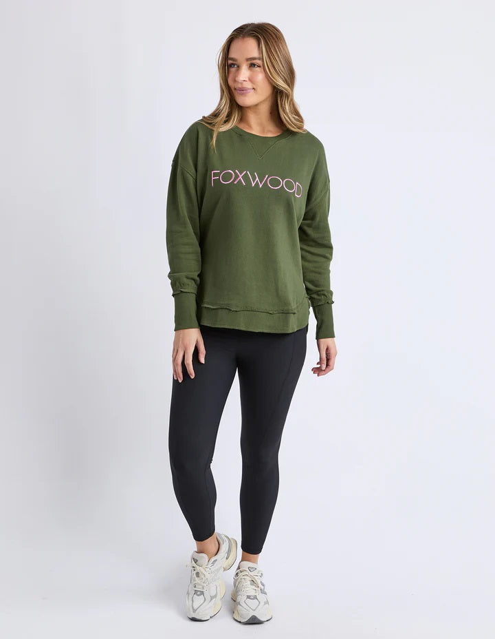 Simplified Metallic Crew Neck Jumper