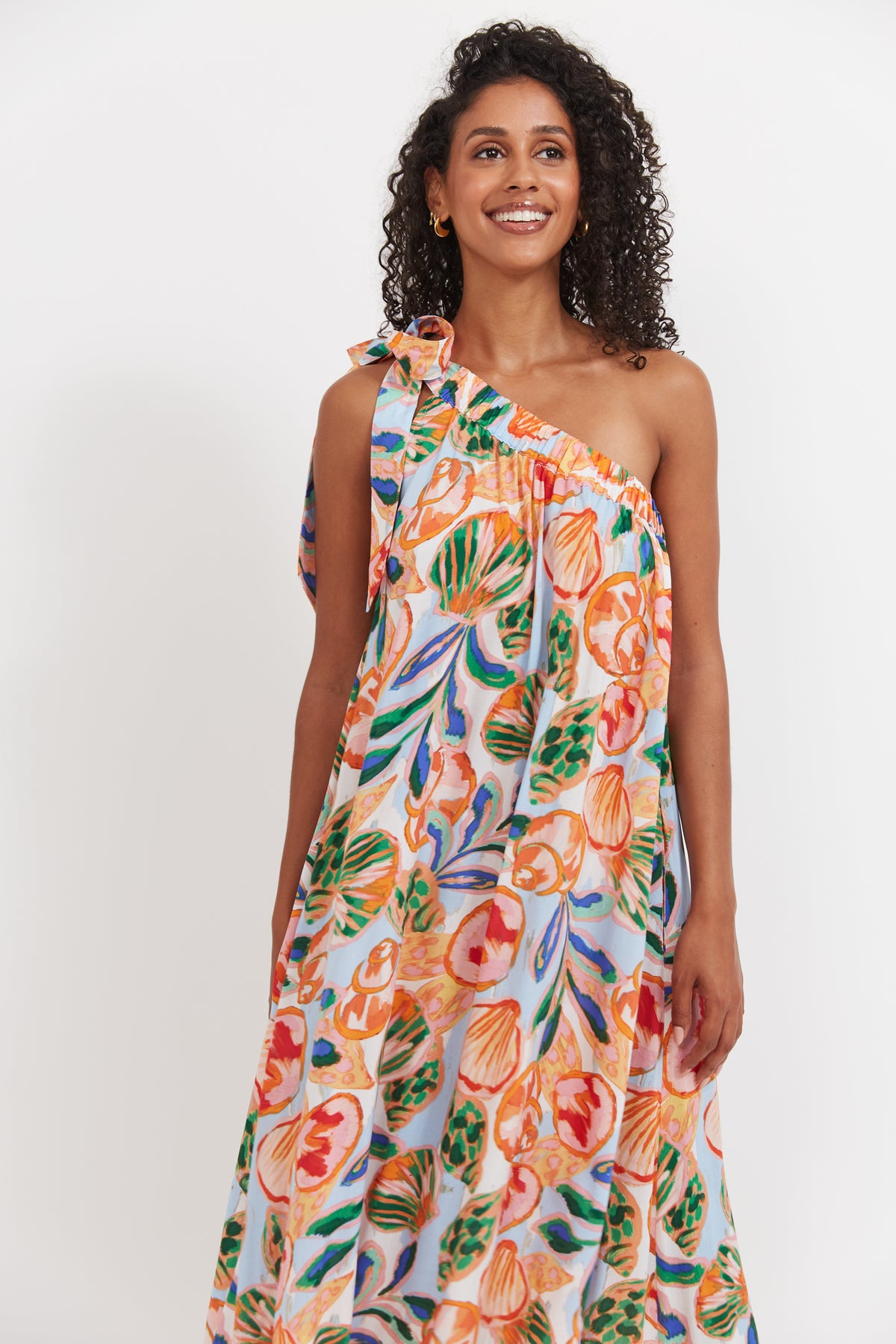 Baja One Shoulder Dress