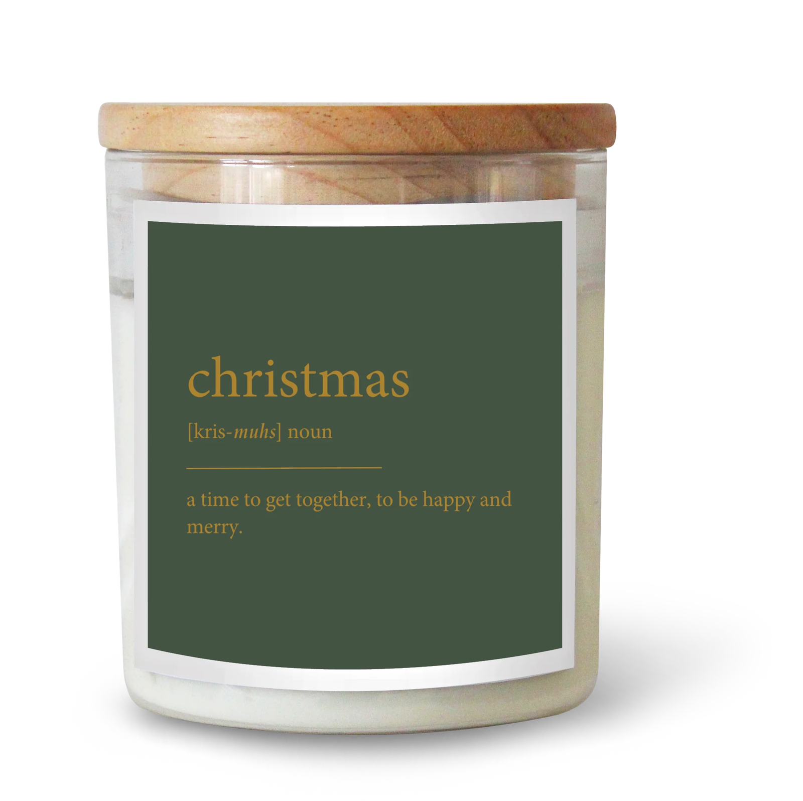 Goldie Dictionary Soul Christmas Candle