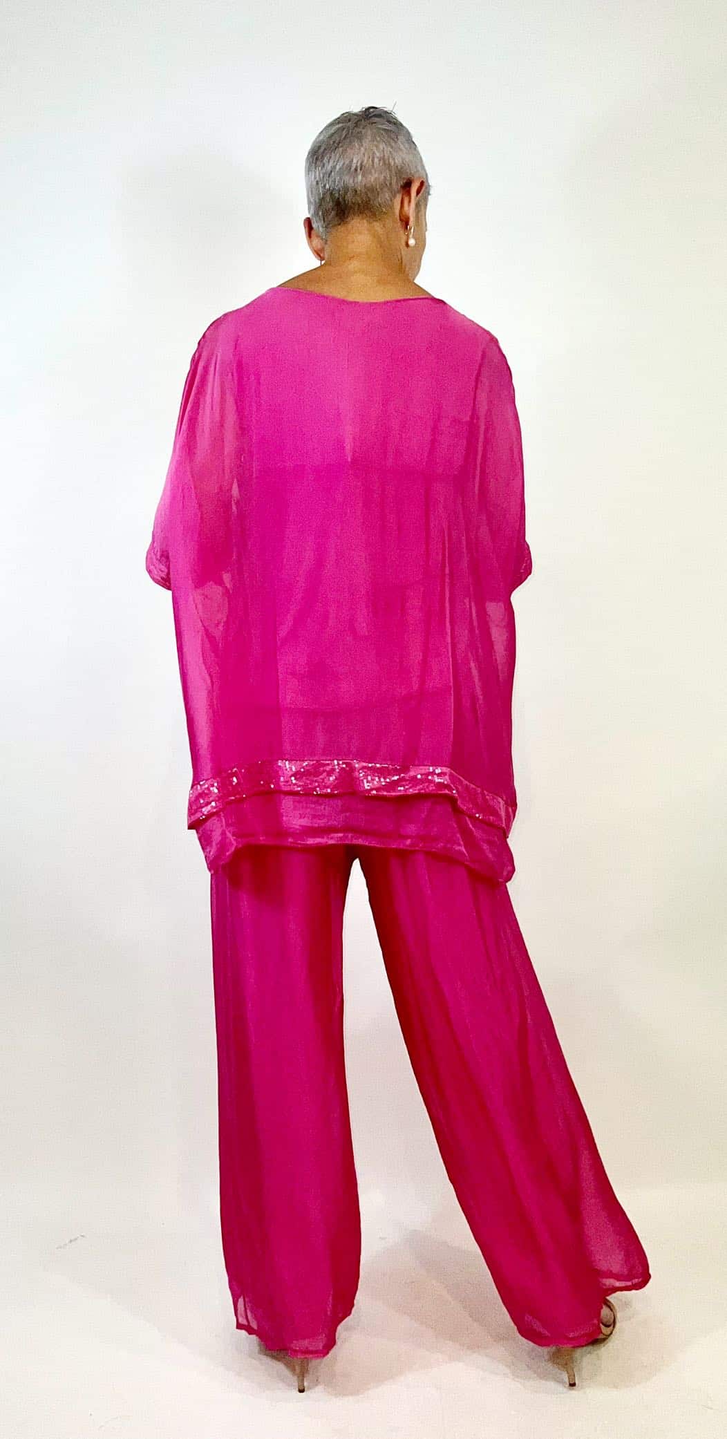 Silk Blend Pants