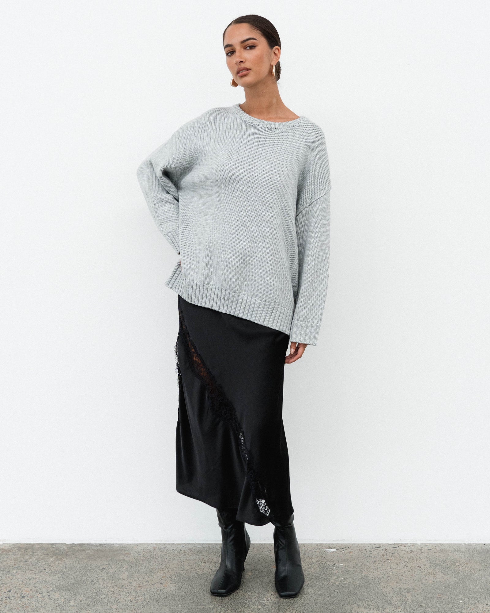 Isadora Crew Neck Knit Top