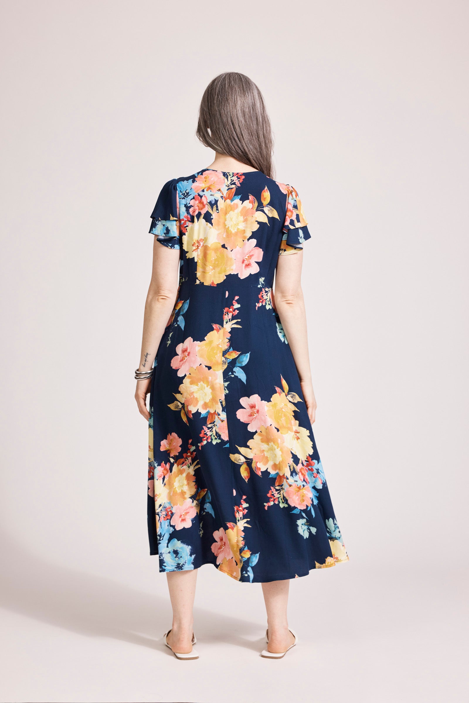 Parisio Button Midi Dress