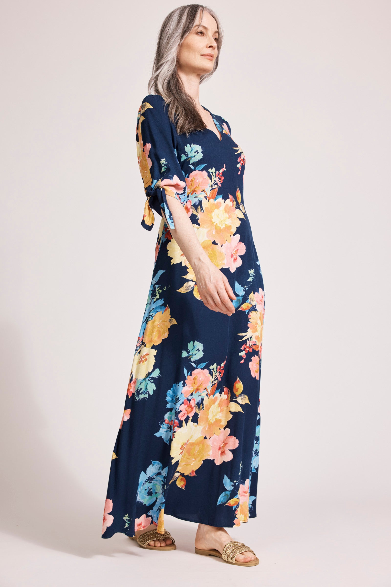 Parisio Tie Maxi Dress