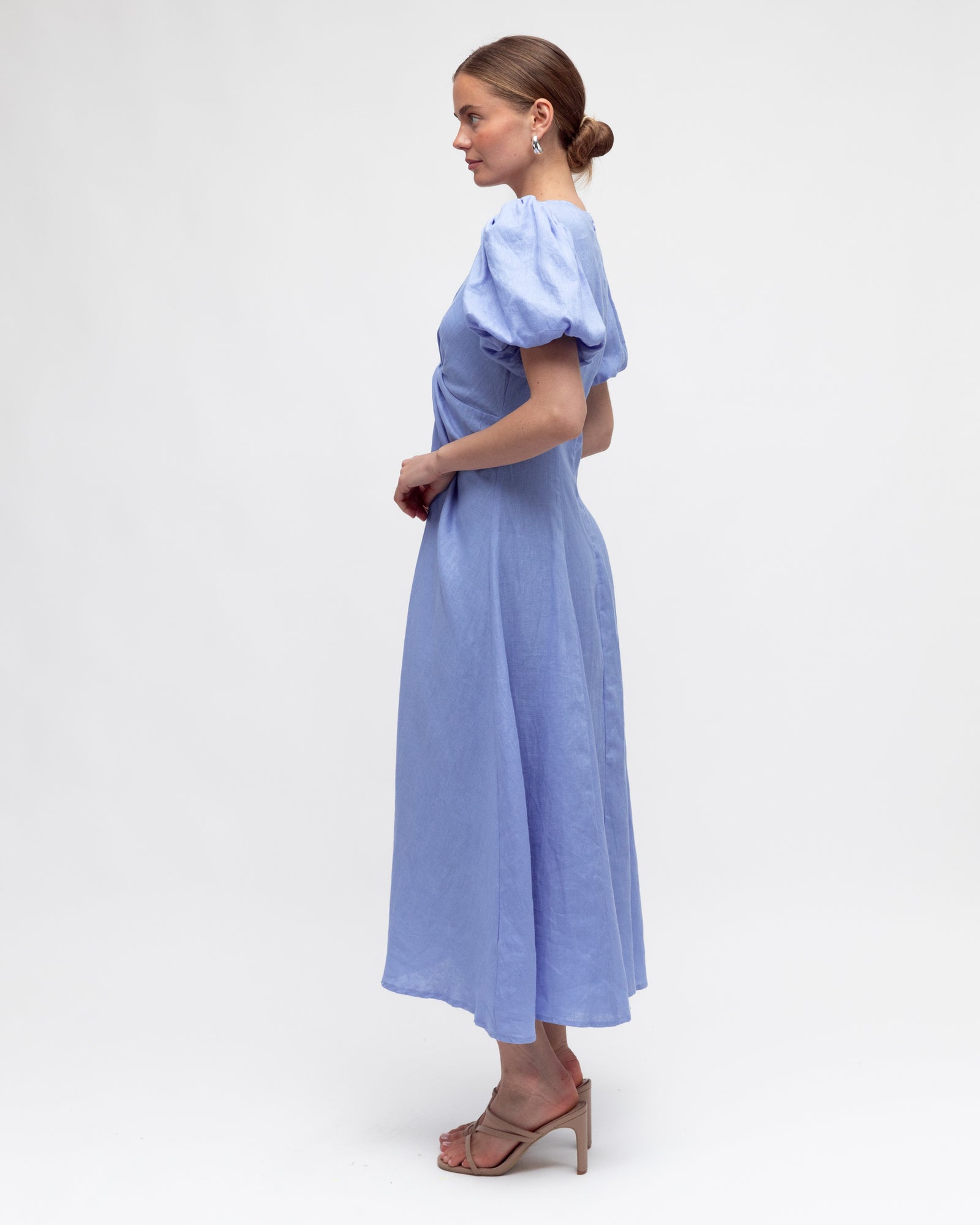 Chica Twist Knot Midi Dress