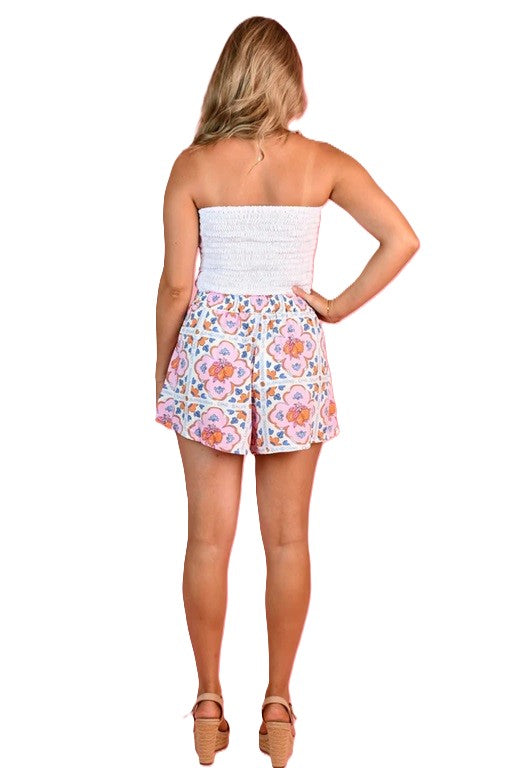 Yacht Shorts – Lemon Tile