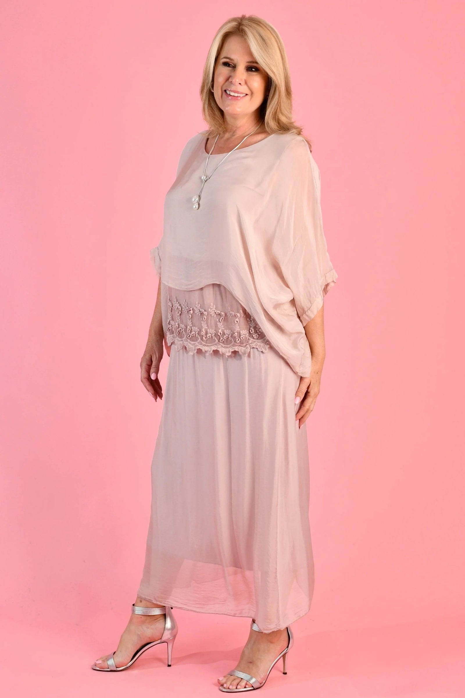 Marta Silk Maxi Skirt