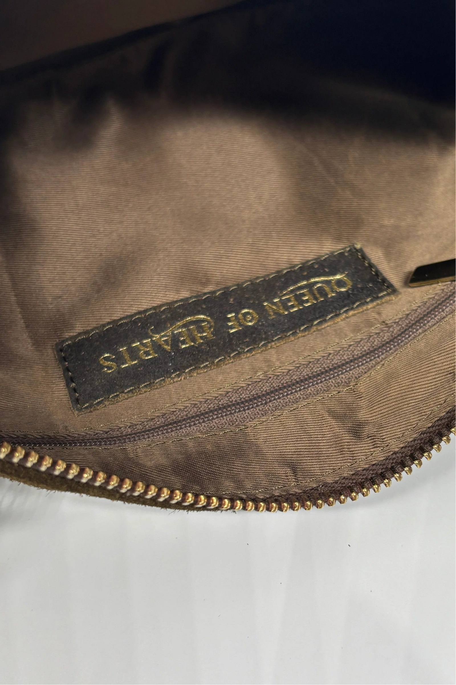 Suede Crossbody Bag