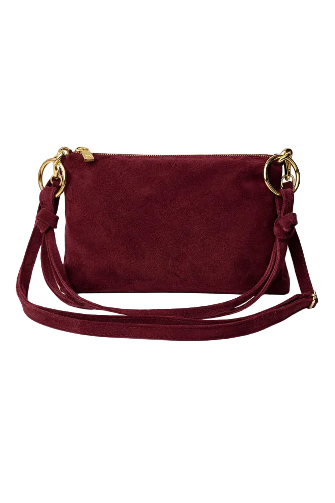 Suede Crossbody Bag