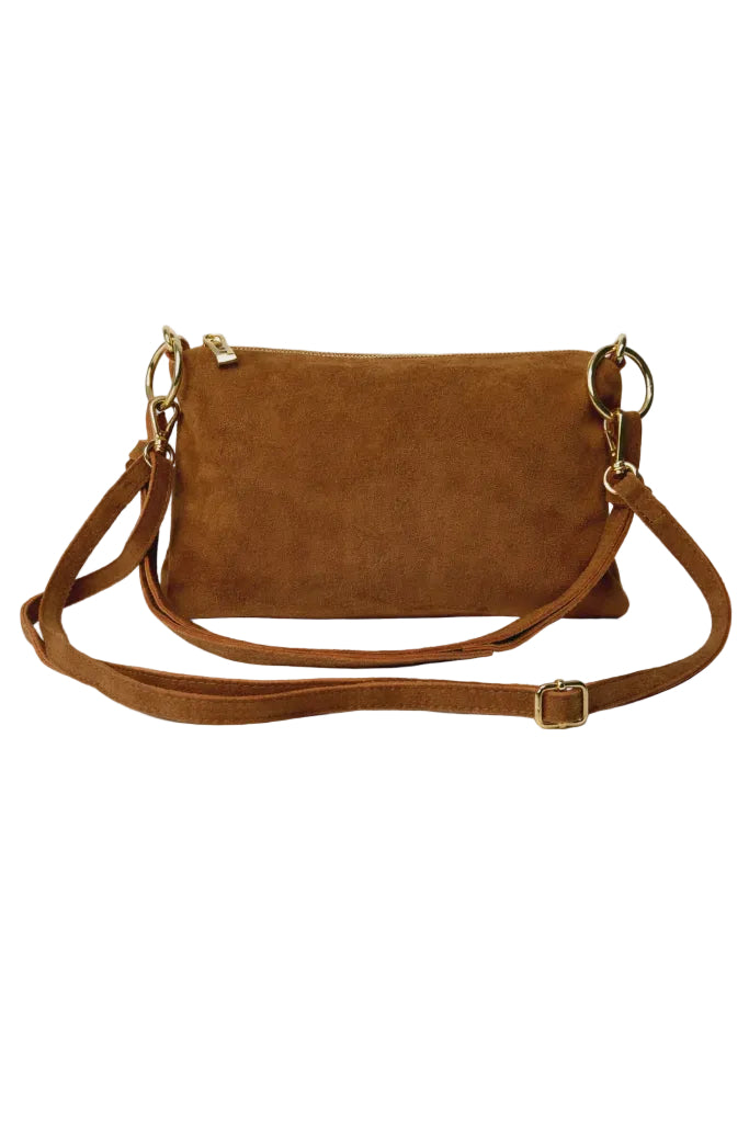 Suede Crossbody Bag